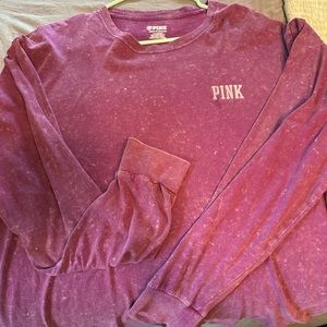 Women’s long sleeve pink shirt